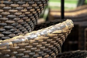 close-up-wicker-basket-wood